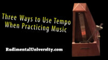 Three Ways to Use Tempo When Practicing Music