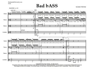 Bad bASS drum cadence