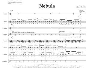 Nebula cadence 1st page