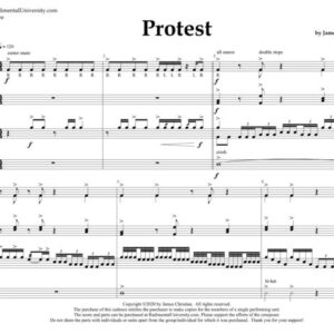 Protest cadence 1st page